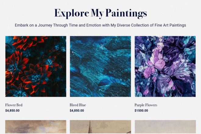 Freelance Artist Theme