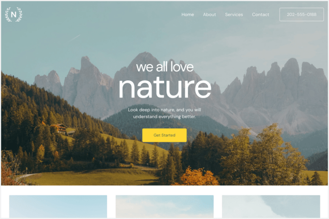 Love Nature Theme