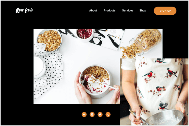 Recipe Blog Theme