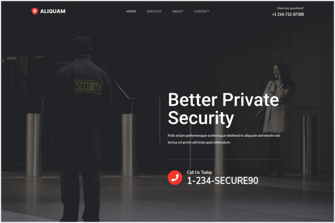 Security Services Theme